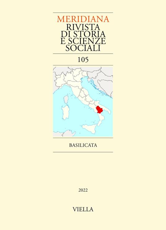 Meridiana. Rivista di storia e scienze sociali (2022). Vol. 105: Basilicata - copertina