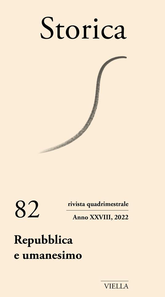 Storica (2022). Vol. 82: Repubblica e umanesimo - copertina