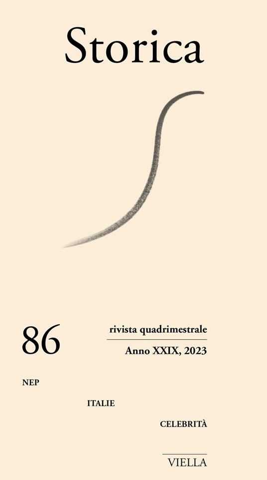 Storica (2023). Vol. 86 - copertina