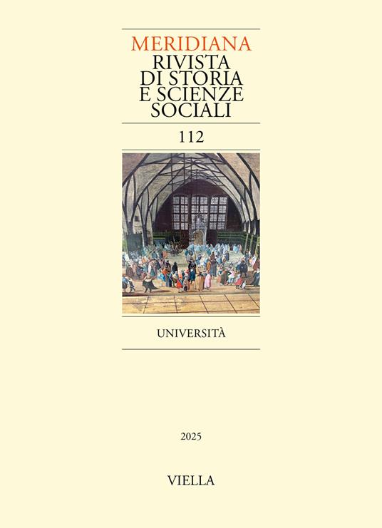Meridiana. Rivista di storia e scienze sociali (2025). Vol. 112: Università - copertina