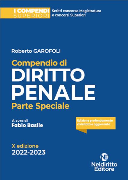 Compendio superiore di diritto penale. Parte speciale. Nuova ediz. - copertina
