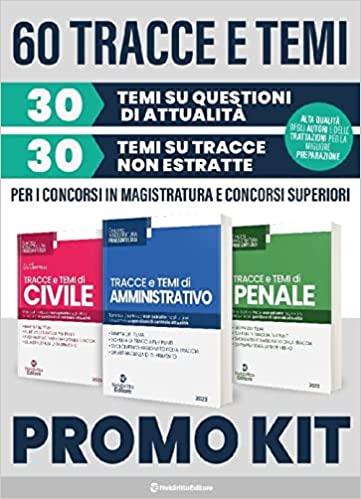 Kit: Tracce e temi di civile-Tracce e temi di penale-Tracce e temi di amministrativo - copertina