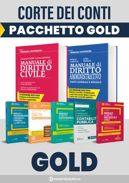 Corte dei Conti. Pacchetto gold - Giuseppe Chiné,Andrea Zoppini - copertina