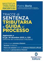 Tracce di sentenza tributaria e guida al processo per il concorso per Magistrato tributario