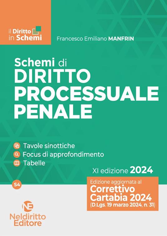 Schemi di diritto processuale penale - Daniela Rocchi - copertina