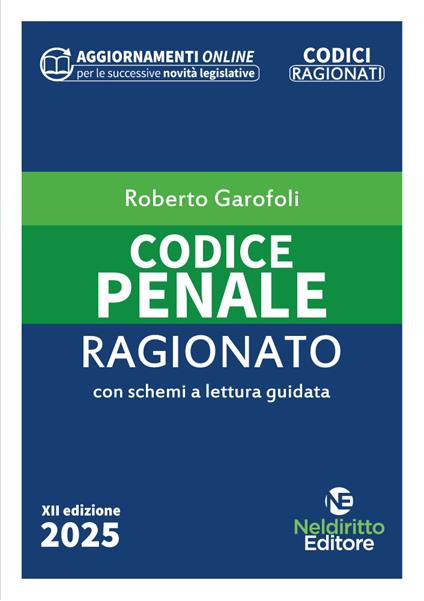 Codice penale ragionato - Roberto Garofoli - copertina
