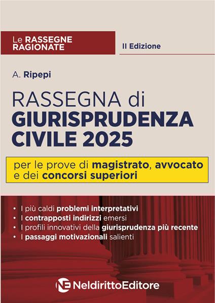 Rassegna ragionata di diritto civile 2025 - A. Ripepi - copertina