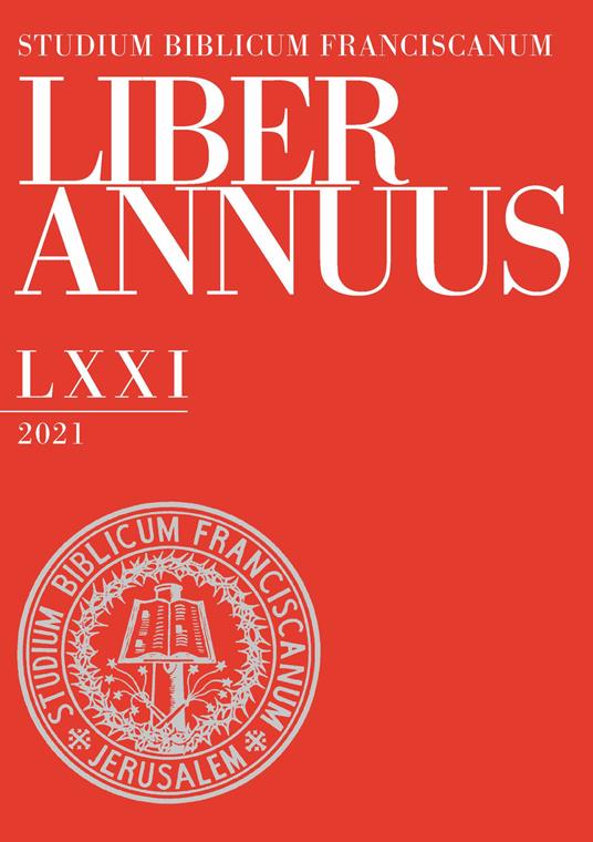 Liber annuus 2021. Ediz. multilingue - copertina
