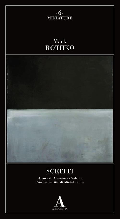 Scritti - Mark Rothko - copertina