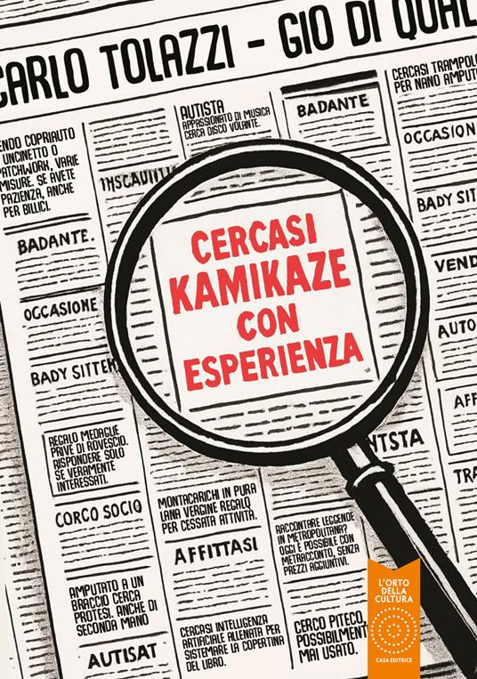 Cercasi Kamikaze con Esperienza - Carlo Tolazzi - copertina