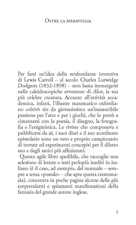 Oltre la meraviglia. Lettere al di qua dello specchio - Lewis Carroll - 3