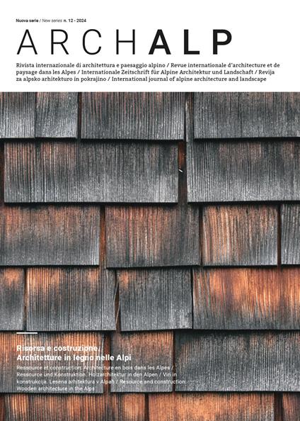 ArchAlp. Ediz. italiana e inglese (2024). Vol. 12 - copertina