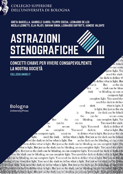 Astrazioni stenografiche. Concetti chiave per vivere consapevolmente la nostra società. Vol. 3 - copertina