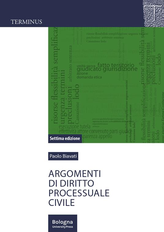 Argomenti di diritto processuale civile - Paolo Biavati - copertina