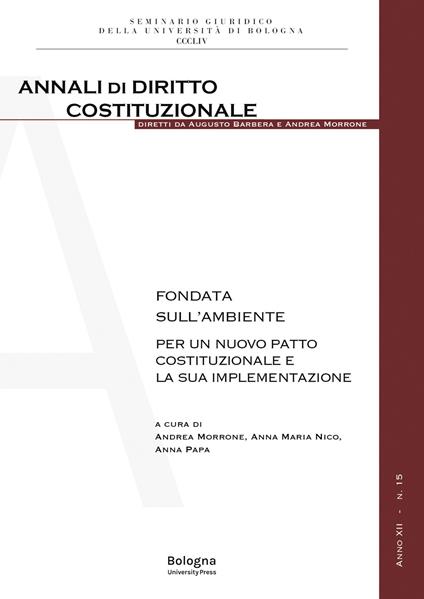 Fondata sull'ambiente. Per un nuovo patto costituzionale e la sua implimentazione - copertina