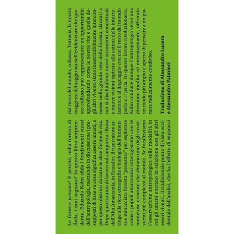 Come pensano le foreste. Per un'antropologia oltre l'umano. Nuova ediz. - Eduardo Kohn - 2