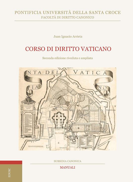 Corso di diritto vaticano - Juan Ignacio Arrieta - copertina