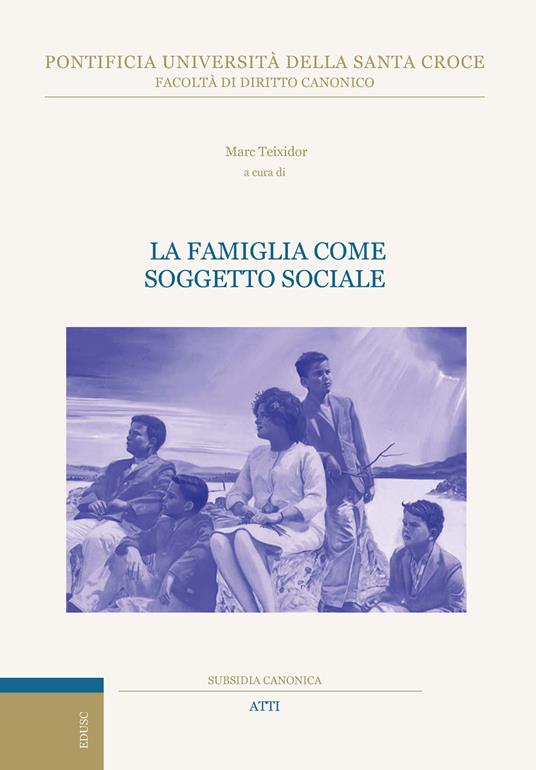 La famiglia come soggetto sociale - copertina