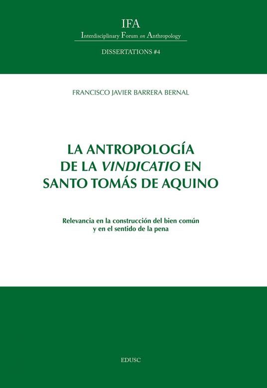 La antropología de la vindicatio en Santo Tomás de Aquino