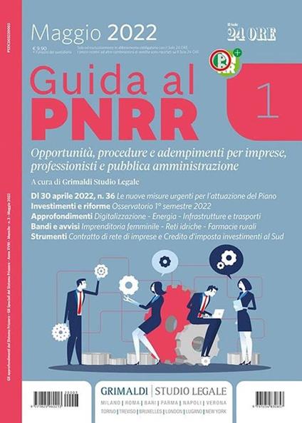 Guida al PNRR. Opportunità, procedure e adempimenti per imprese, professionisti e pubblica amministrazione. Vol. 1 - copertina