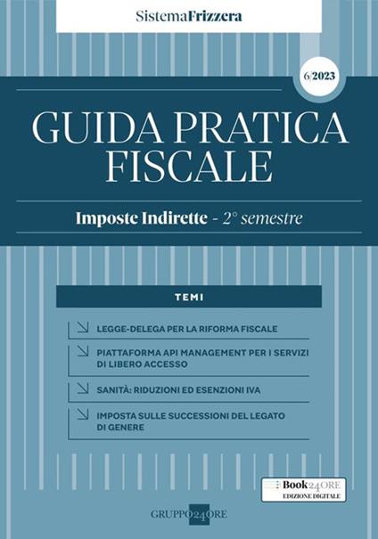 Guida pratica fiscale. Imposte indirette. 2° semestre 2023 - copertina