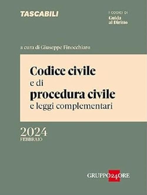 Codice civile e di procedura civile e leggi complementari - copertina