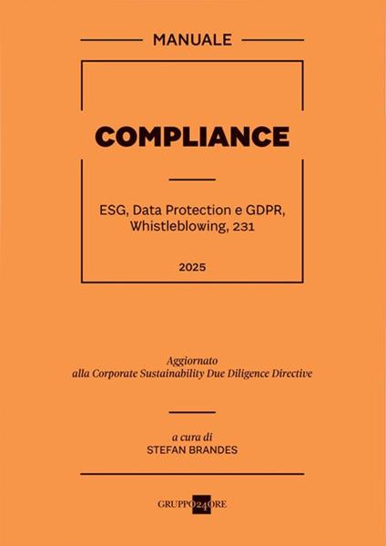 Compliance. ESG, Data Protection e GDPR, Whistleblowing, 231 - copertina