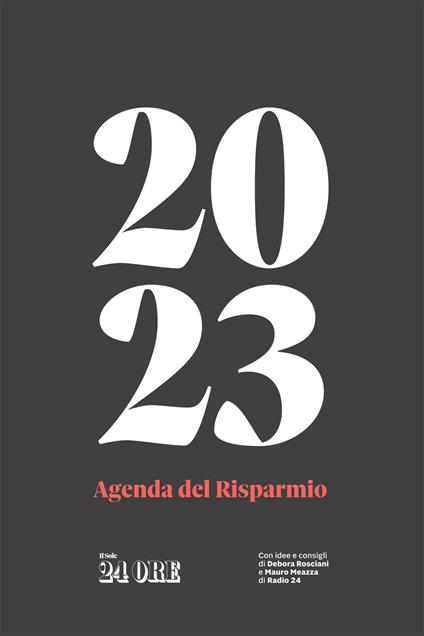 Agenda del risparmio 2023 - copertina