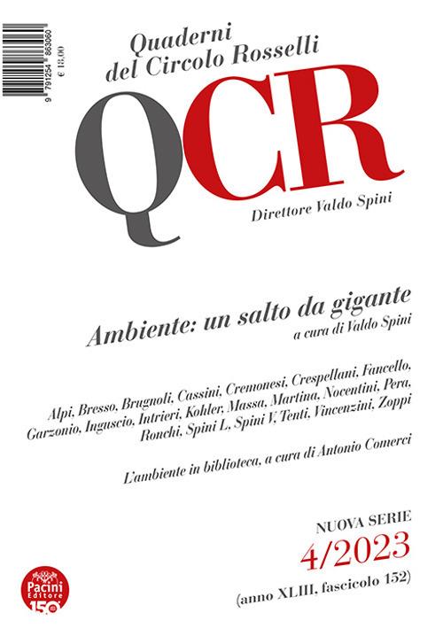 QCR. Quaderni del Circolo Rosselli (2023). Vol. 4: Ambiente: un salto da gigante - copertina