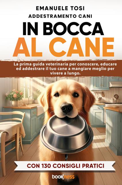 In bocca al cane. La prima guida veterinaria per conoscere, educare ed addestrare il tuo cane a mangiare meglio per vivere a lungo. Con 130 consigli pratici - Emanuele Tosi - copertina