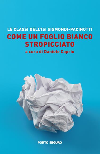 Come un foglio bianco stropicciato - copertina