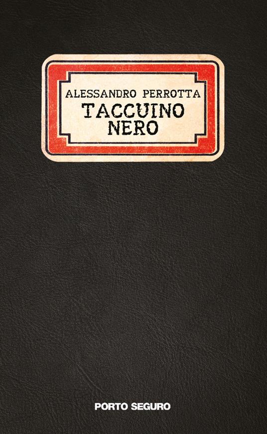Taccuino Nero - Alessandro Perrotta - copertina