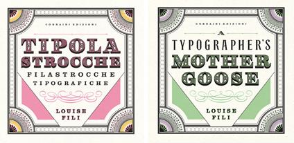 Tipolastrocche. Filastrocche tipografiche. Ediz. illustrata - Louise Fili - copertina