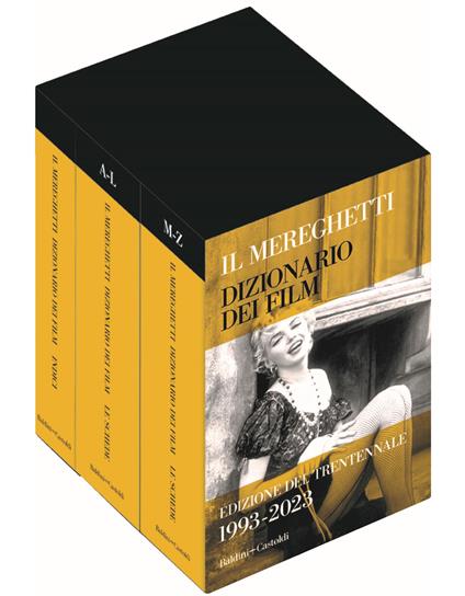 Il Mereghetti. Dizionario dei film. Edizione del trentennale. 1993-2023 - Paolo Mereghetti - copertina
