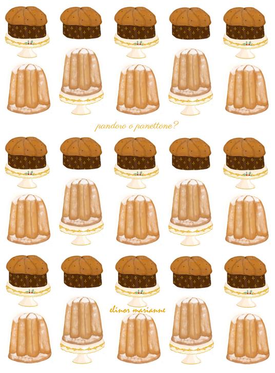 Pandoro o panettone? Quaderno - Elinor Marianne - copertina