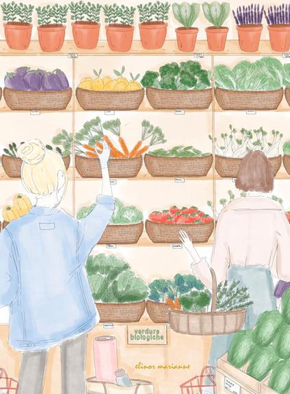 Sabato al mercato. Quaderno - copertina