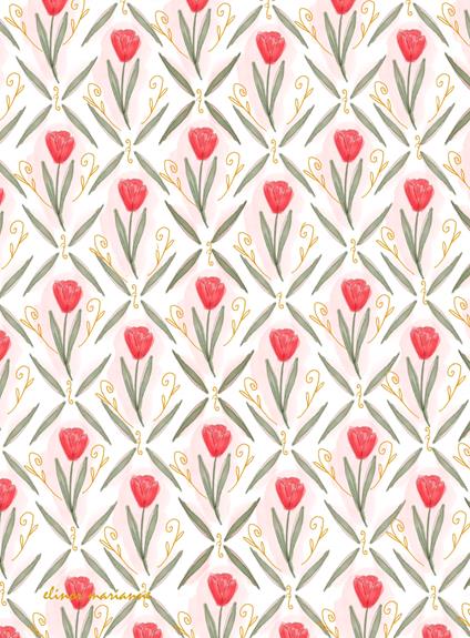 Armonia di tulipani. Quaderno - copertina