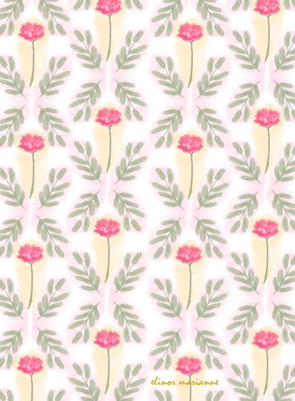 Peonie in fiore. Quaderno - copertina