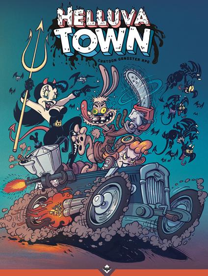 Helluva Town. Cartoon Gangster RPG - Acheron Games - copertina