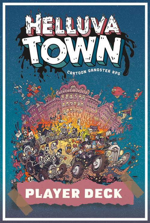 Helluva town. Plyer deck. Con 52 Carte - Acheron Games - copertina