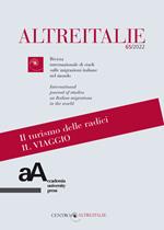 Altreitalie. Rivista internazionale di studi sulle popolazioni di origine italiana nel mondo (2022). Vol. 65