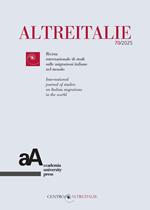 Altreitalie. Rivista internazionale di studi sulle popolazioni di origine italiana nel mondo (2024). Vol. 70: Conservare la memoria della storia e del presente. Atti del convegno (Fondazione Paolo Cresci, Lucca, 24-25 ottobre 2024)