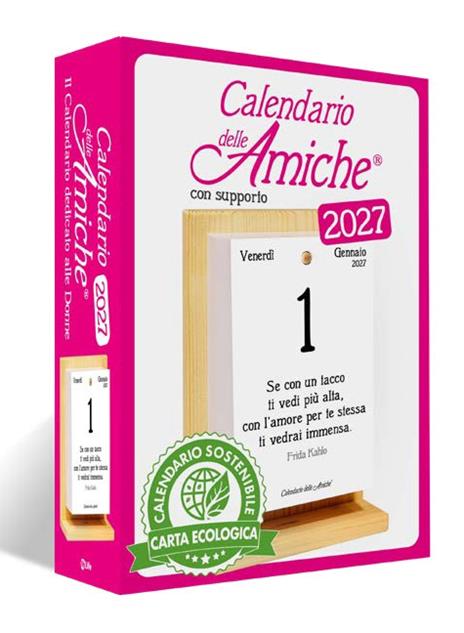 Calendario delle amiche 2027 con supporto - 2