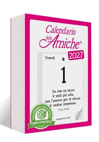 Calendario delle amiche 2027 - 2
