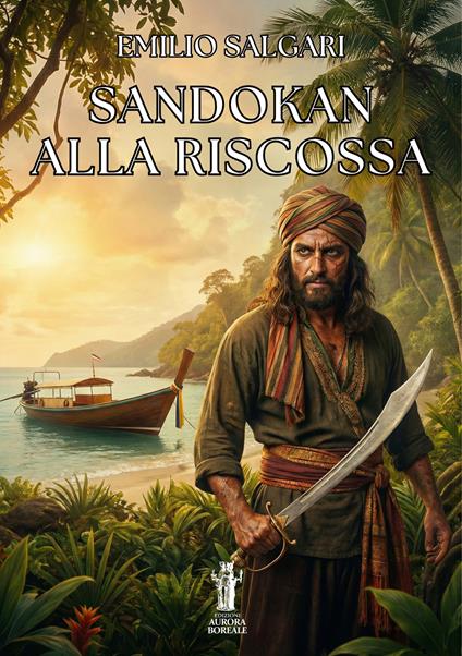 Sandokan alla riscossa - Emilio Salgari - copertina
