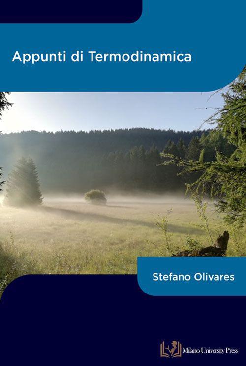 Appunti di termodinamica - Stefano Olivares - copertina