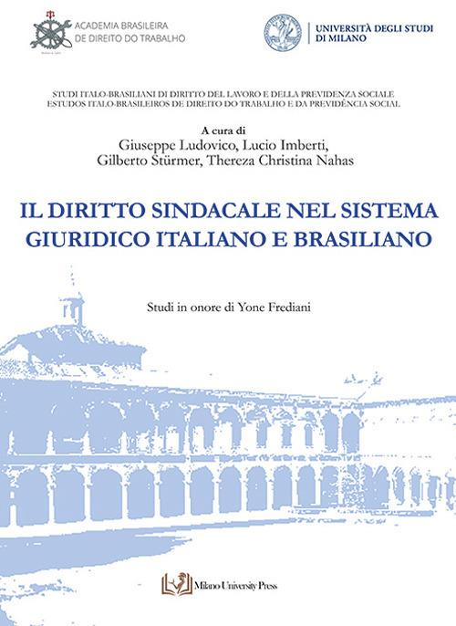 Il diritto sindacale nel sistema giuridico italiano e brasiliano - copertina