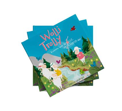 Wolli Trolly. Komme was Wolle. Ich Schaf(f) das! Ediz. illustrata - Isabella Halbeisen - copertina
