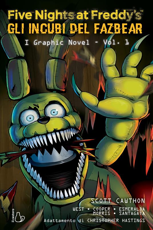 Five nights at Freddy's. Gli incubi del Fazbear. Il graphic novel. Vol. 1 - Scott Cawthon,Elley Cooper,Elley Cooper - copertina