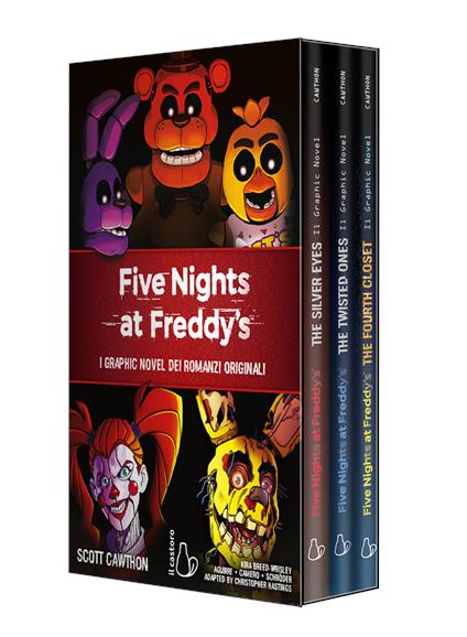Five Nights at Freddy’s Cofanetto. La trilogia completa in graphic novel - Scott Cawthon,Kira Breed-Wrisley - copertina